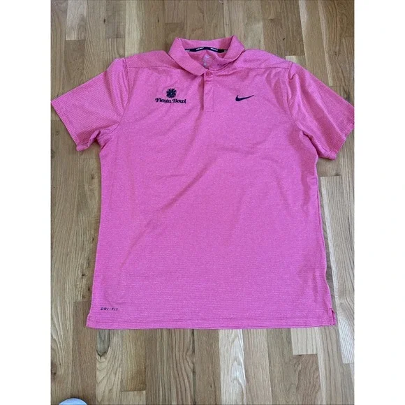 (3) Nike Dri Fit Golf Polo Shirt Large - Fiesta Bowl Logo - Picture 5 of 10